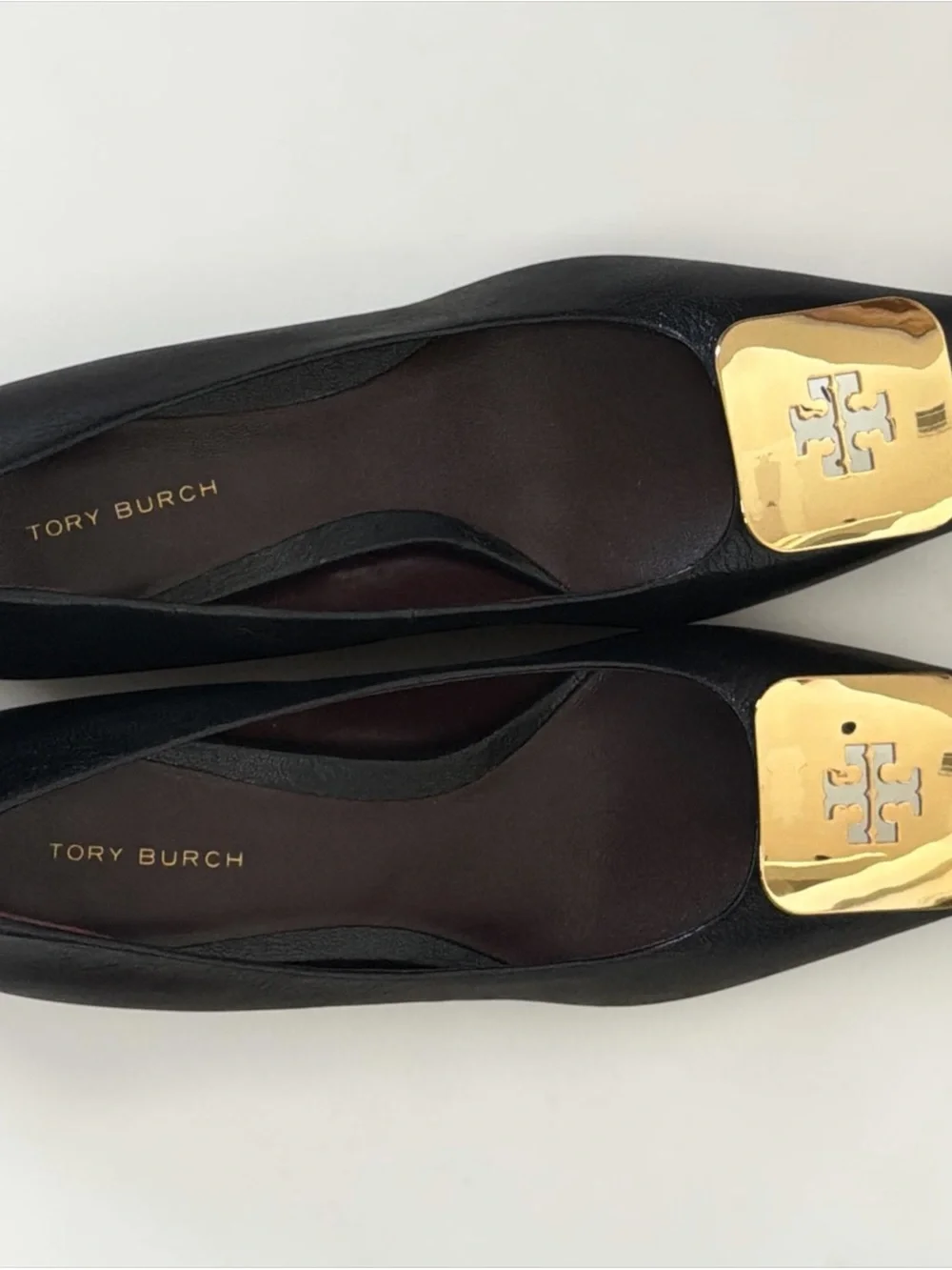 Tory Burch Georgia Wedge Pumps - Black